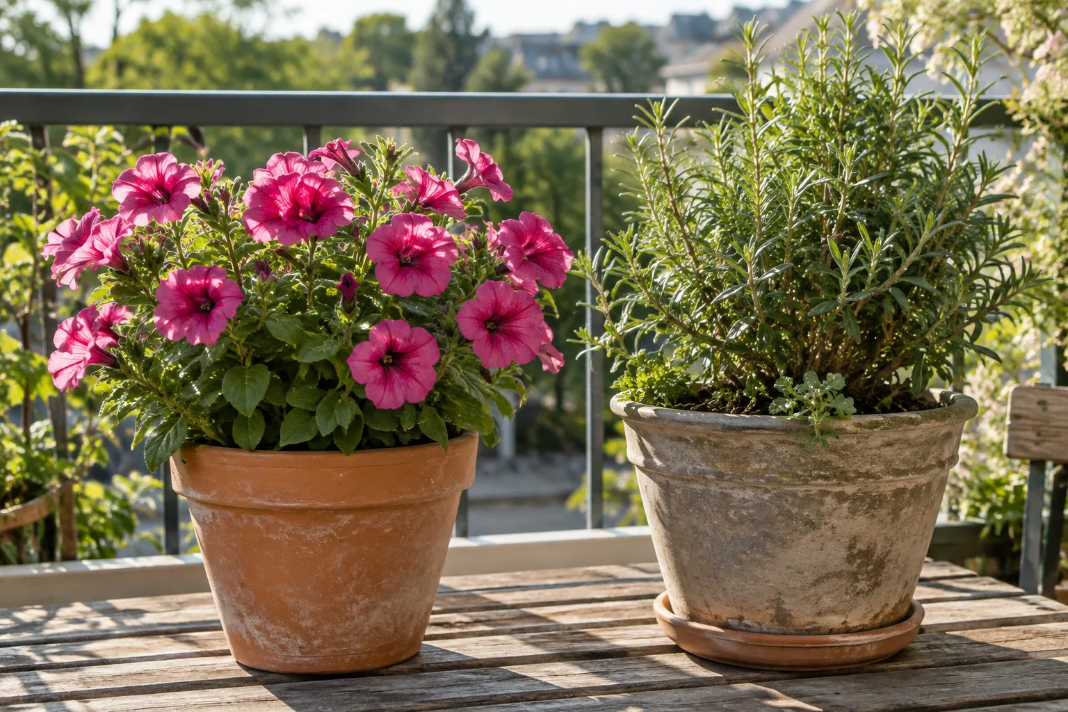Annuals vs Perennials for a Balcony Garden