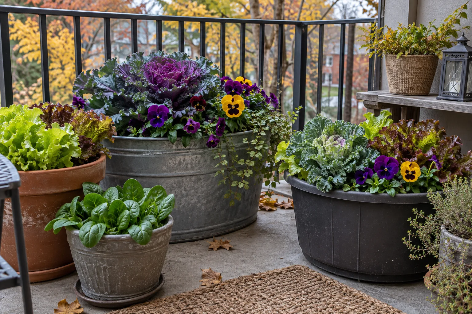 Fall Container Gardening on a Balcony: What to Plant Now