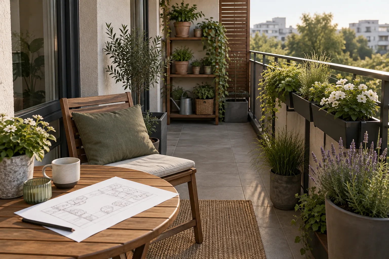 How to Plan a Balcony Garden Layout From Scratch