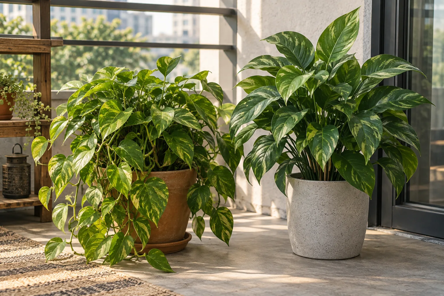 Real vs Faux Plants for a Balcony