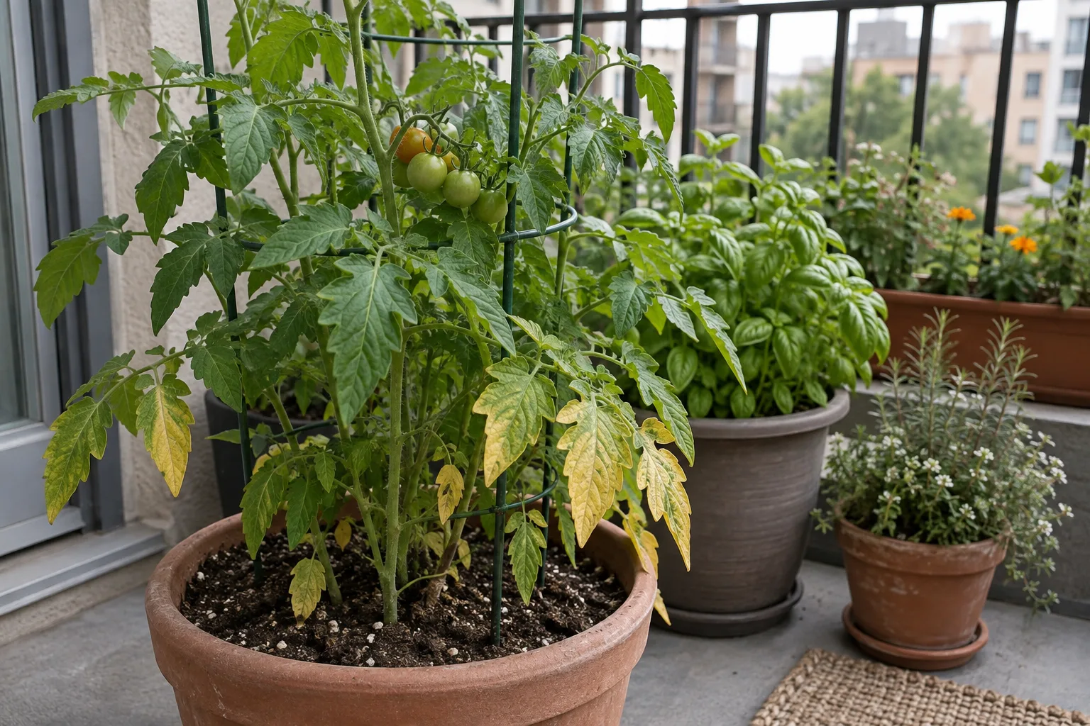 Why Are My Balcony Plant’s Leaves Turning Yellow?