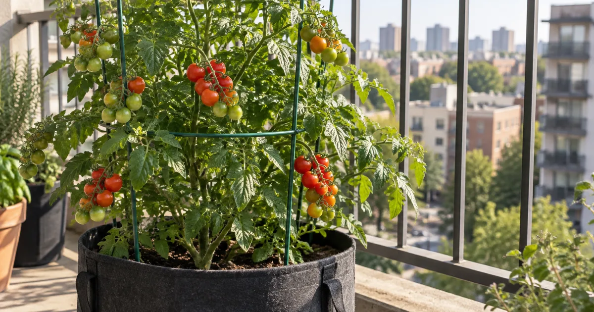 Growing Tomatoes in Balcony Containers