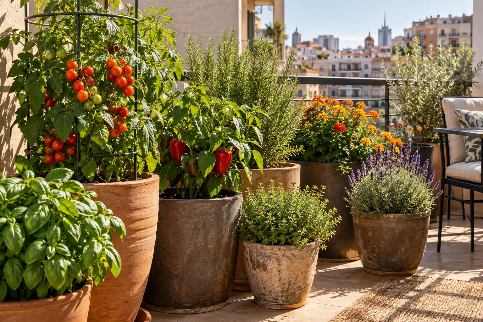 Plants for Hot, Sunny Balconies